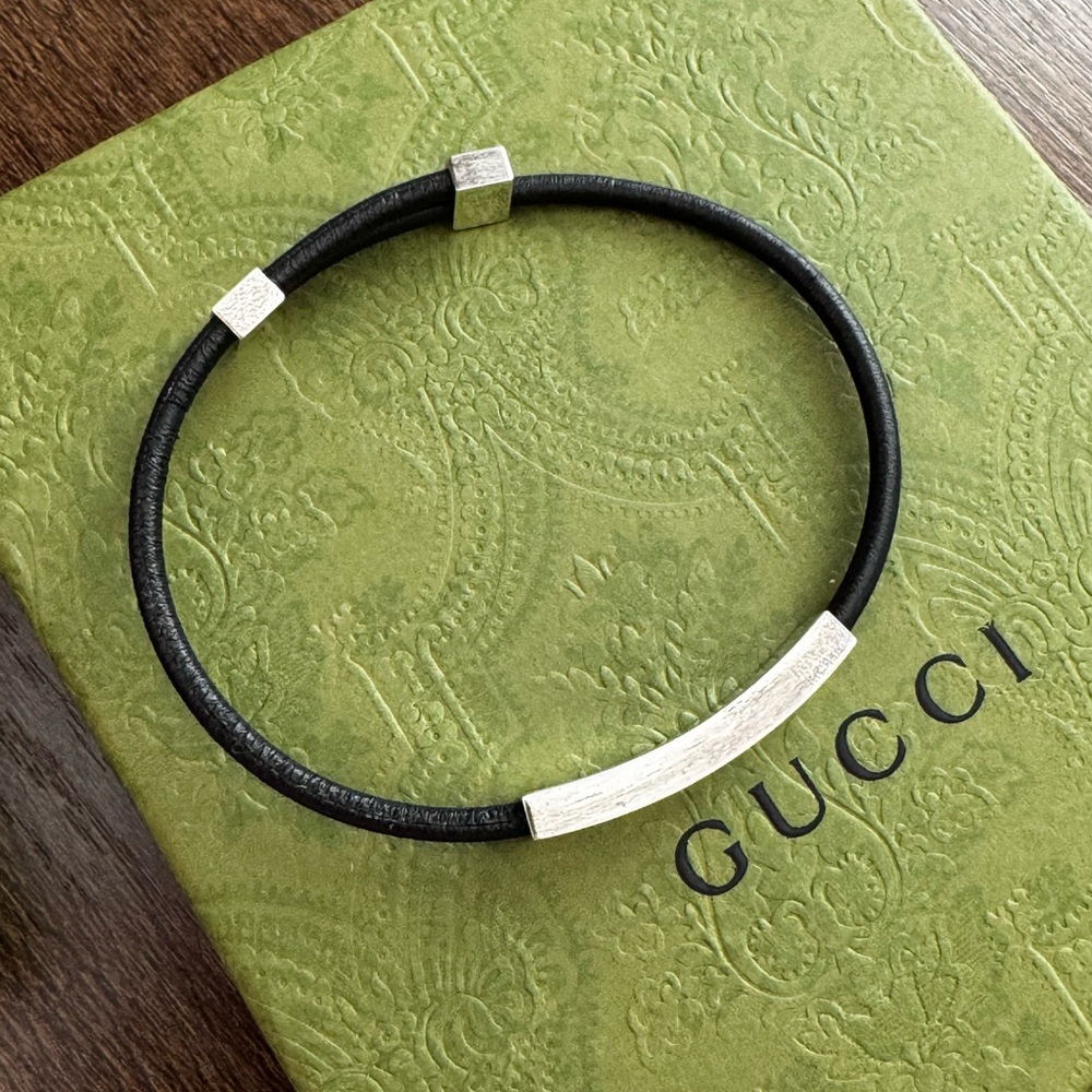 Gucci Diagonal Interlocking Bracelet - image 4